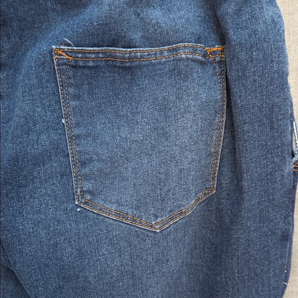 Vigoss Navy Wide-Leg Pull-On Jeans - Picture 5 of 7